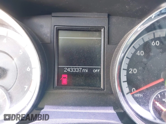 2012 Dodge Durango SXT with VIN 1C4RDJAG0CC206726, listed as a IAAI auction lot 42653653 with 243,337 mi miles and . Bid and sale history available at DreamBid. Image 7.
