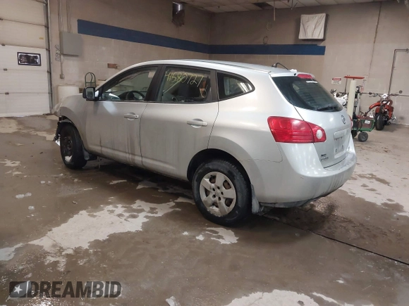 2009 Nissan Rogue S with VIN JN8AS58V79W444793, listed as a IAAI auction lot 41580727 with 183,911 mi miles. Bid and sale history available at carsss.com. Image 3.