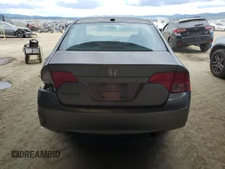 2007 Honda Civic EX with VIN 2HGFA16887H308759, listed as a Copart auction lot 47852395 with 80,540 mi miles and Salvage Title. Bid and sale history available at DreamBid. Image 6.