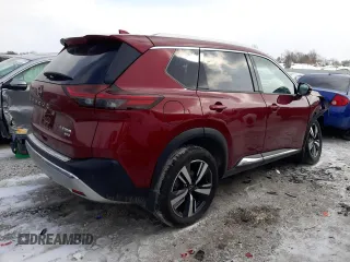 2022 Nissan Rogue Platinum with VIN JN8BT3DD0NW273981, listed as a Copart auction lot 88629405 with 28,133 mi miles and Salvage Title. Bid and sale history available at DreamBid. Image 3.