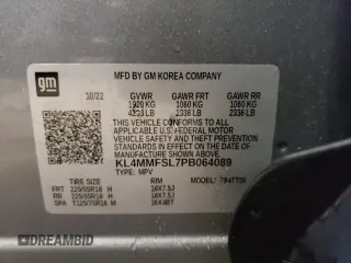 2023 Buick Encore GX Essence z VIN KL4MMFSL7PB064089, wystawiony jako Copart lot #59337995 z przebiegiem Nie podano mil oraz Nie do naprawy • Non repairable. Historia ofert i sprzedaży dostępna na DreamBid. Obrazek 14.