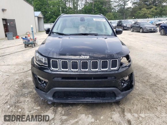 2020 Jeep Compass Latitude with VIN 3C4NJCBB4LT162062, listed as a Copart auction lot 60978885 with Not provided miles and Salvage title. Bid and sale history available at DreamBid. Image 5.