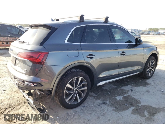 2022 Audi Q5 S line Premium Plus with VIN WA1EAAFY0N2016503, listed as a Copart auction lot 47749875 with 59,499 mi miles and Salvage Title. Bid and sale history available at carsss.com. Image 3.