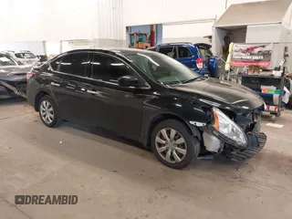 2015 Nissan Sentra S with VIN 3N1AB7AP0FY319869, listed as a IAAI auction lot 41844863 with 144,682 mi miles. Bid and sale history available at carsss.com. Image 1.