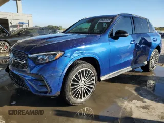2025 Mercedes-Benz GLC with VIN W1NKM4GB8SF262627, listed as a Copart auction lot 52363885 with 3,398 mi miles and Salvage Title. Bid and sale history available at carsss.com. Image 1.