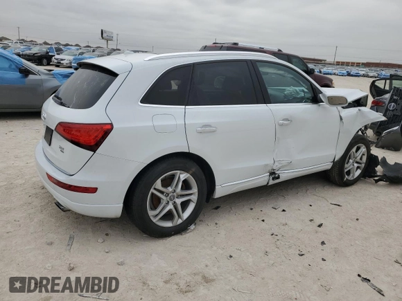 2015 Audi Q5 Premium with VIN WA1CFAFP4FA055408, listed as a Copart auction lot 46178235 with 90,187 mi miles and Salvage Title. Bid and sale history available at carsss.com. Image 3.