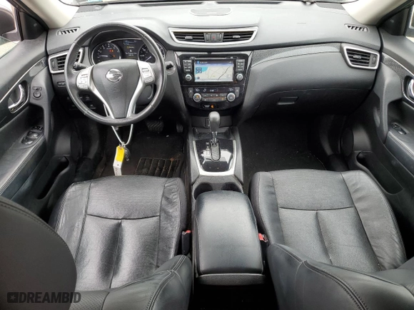 2015 Nissan Rogue SL with VIN 5N1AT2MVXFC800434, listed as a Copart auction lot 51225315 with 125229 miles and Salvage Title. Bid and sale history available at carsss.com. Image 8.