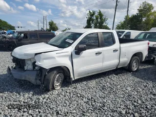 2020 Chevrolet Silverado 1500 Work Truck with VIN 1GCRWAEH3LZ222753, listed as a Copart auction lot 42963975 with 92,280 mi miles and Non Repairable. Bid and sale history available at DreamBid. Image 1.