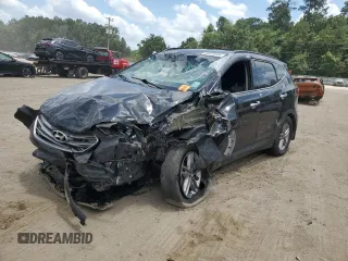 2017 Hyundai Santa Fe 2.4L with VIN 5NMZU3LB4HH051734, listed as a Copart auction lot 60033595 with 171,788 mi miles and Salvage title. Bid and sale history available at DreamBid. Image 1.