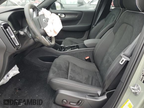 2024 Volvo C40 with VIN YV4ER3GM9R2104619, listed as a Copart auction lot 45505295 with Not Provided miles and Salvage Title. Bid and sale history available at DreamBid. Image 7.