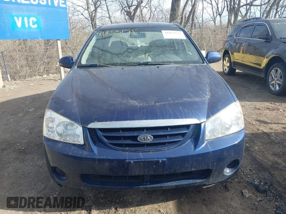 2006 Kia Spectra EX with VIN KNAFE121365221138, listed as a IAAI auction lot 41855171 with 158,425 mi miles. Bid and sale history available at carsss.com. Image 12.