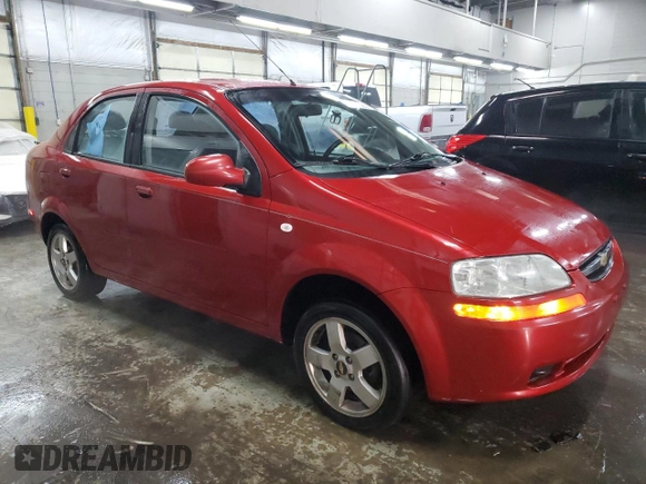 2006 Chevrolet Aveo LT z VIN KL1TG56676B588212, wystawiony jako Copart lot #45707035 z przebiegiem 127 807 mil mil oraz Szkoda całkowita • Salvage title. Historia ofert i sprzedaży dostępna na DreamBid. Obrazek 4.