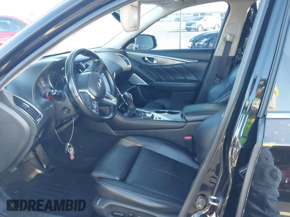 2019 Infiniti Q50 Luxe with VIN JN1EV7AP7KM516656, listed as a IAAI auction lot 42695766 with 100,206 mi miles and . Bid and sale history available at DreamBid. Image 5.