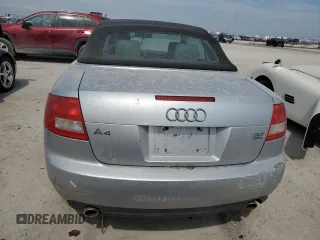 2005 Audi A4 3.0L with VIN WAUDT48H45K004555, listed as a Copart auction lot 75115524 with 0 mi miles and Non Repairable. Bid and sale history available at carsss.com. Image 6.