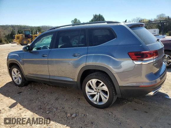 2021 Volkswagen Atlas SE with VIN 1V2WR2CA8MC578236, listed as a Copart auction lot 49133435 with 64,645 mi miles and Salvage title. Bid and sale history available at DreamBid. Image 2.