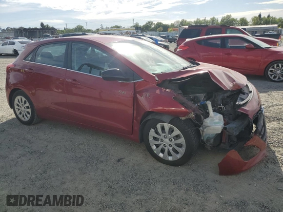2016 Hyundai Elantra GT with VIN KMHD35LH9GU319189, listed as a Copart auction lot 52763425 with 151,894 mi miles and Salvage Title. Bid and sale history available at carsss.com. Image 4.