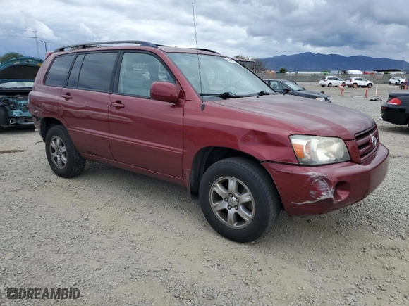 2007 Toyota Highlander with VIN JTEHP21A070193063, listed as a Copart auction lot 52998795 with 181,763 mi miles and Salvage Title. Bid and sale history available at carsss.com. Image 4.
