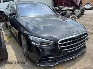 2022 Mercedes-Benz S 580 with VIN W1K6G7GB7NA131942, listed as a Copart auction lot 63641715 with Not provided miles and Salvage title. Bid and sale history available at DreamBid. Image 1.