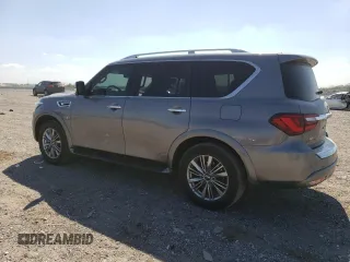 2020 Infiniti QX80 LUXE with VIN JN8AZ2NE0L9255617, listed as a Copart auction lot 44956023 with 68,286 mi miles. Bid and sale history available at carsss.com. Image 2.