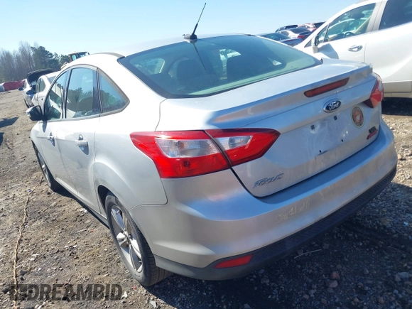 2013 Ford Focus SE with VIN 1FADP3F27DL178733, listed as a IAAI auction lot 41597711 with 206,967 mi miles. Bid and sale history available at carsss.com. Image 3.
