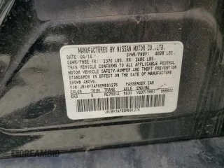2014 Infiniti Q50 Premium with VIN JN1BV7AP6EM691276, listed as a Copart auction lot 56111145 with 209,033 mi miles and Salvage title. Bid and sale history available at DreamBid. Image 12.
