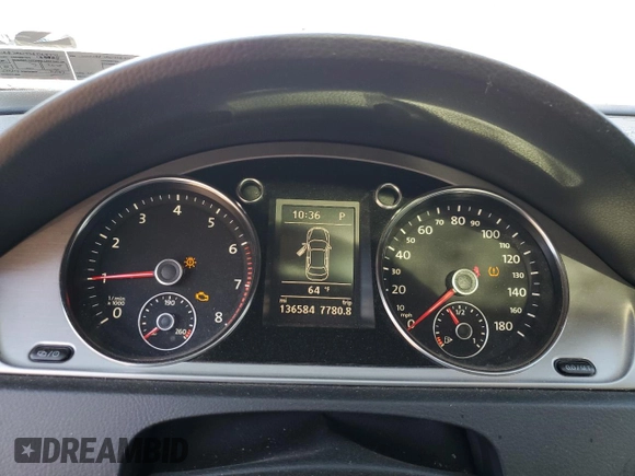 2013 Volkswagen CC Lux with VIN WVWRP7AN4DE543771, listed as a Copart auction lot 78415754 with 136,584 mi miles and Salvage Title. Bid and sale history available at DreamBid. Image 9.