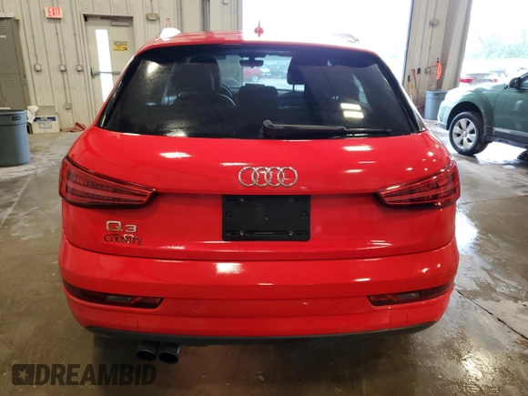 2017 Audi Q3 Premium with VIN WA1BCCFS6HR014545, listed as a Copart auction lot 61142415 with 132,698 mi miles and Non repairable. Bid and sale history available at DreamBid. Image 6.