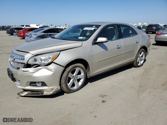 2013 Chevrolet Malibu LT with VIN 1G11E5SA0DF244624, listed as a Copart auction lot 53753395 with 223,019 mi miles and Clean Title. Bid and sale history available at carsss.com. Image 1.