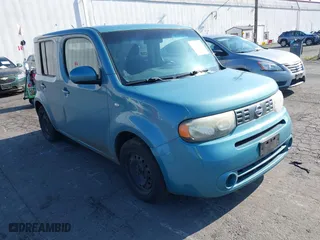 2010 Nissan Cube 1.8 S with VIN JN8AZ2KR0AT164225, listed as a IAAI auction lot 42111650 with 166,739 mi miles. Bid and sale history available at carsss.com. Image 1.