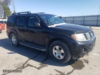 2012 Nissan Pathfinder LE with VIN 5N1AR1NN4CC641090, listed as a Copart auction lot 46046005 with 134,765 mi miles and Salvage Title. Bid and sale history available at carsss.com. Image 4.