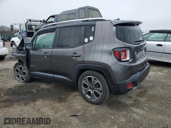 2016 Jeep Renegade Limited with VIN ZACCJADT2GPD73694, listed as a Copart auction lot 49992635 with Not Provided miles and Salvage Title. Bid and sale history available at DreamBid. Image 2.