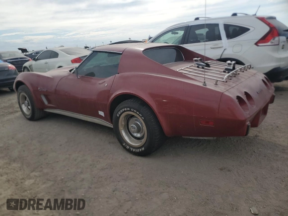 1976 Chevrolet Corvette with VIN 1Z37L6S431291, listed as a Copart auction lot 76202464 with Not provided miles and Salvage title. Bid and sale history available at DreamBid. Image 2.