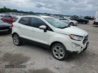 2021 Ford EcoSport SE with VIN MAJ6S3GL6MC409846, listed as a Copart auction lot 54111455 with 61,691 mi miles and Salvage title. Bid and sale history available at DreamBid. Image 4.