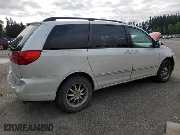 2006 Toyota Sienna XLE with VIN 5TDBA22CX6S076131, listed as a Copart auction lot 55117205 with 198,841 mi miles and Salvage Title. Bid and sale history available at DreamBid. Image 3.
