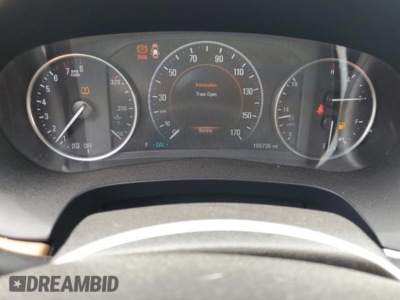 2017 Buick LaCrosse Premium with VIN 1G4ZR5SS5HU189074, listed as a Copart auction lot 58359795 with 165,736 mi miles and Salvage title. Bid and sale history available at DreamBid. Image 9.