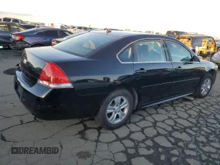 2013 Chevrolet Impala LS with VIN 2G1WF5E30D1256537, listed as a Copart auction lot 43875705 with 142,452 mi miles and Salvage Title. Bid and sale history available at DreamBid. Image 3.