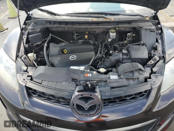 2010 Mazda CX-7 Sport with VIN JM3ER2W59A0337267, listed as a Copart auction lot 54005865 with 151,080 mi miles and Salvage Title. Bid and sale history available at DreamBid. Image 12.