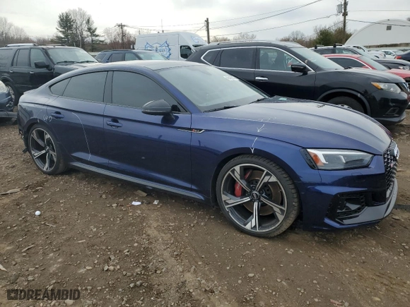 2019 Audi RS 5 Sportback with VIN WUABWCF57KA902186, listed as a Copart auction lot 45460843 with 74,452 mi miles. Bid and sale history available at carsss.com. Image 4.