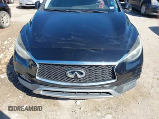 2017 Infiniti QX30 Luxury with VIN SJKCH5CR6HA019698, listed as a IAAI auction lot 42073881 with 99,549 mi miles. Bid and sale history available at carsss.com. Image 12.