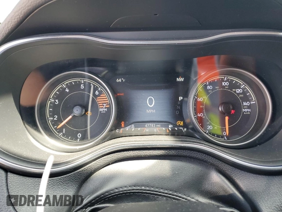 2019 Jeep Cherokee Limited with VIN 1C4PJLDB3KD419514, listed as a Copart auction lot 51371725 with 47,783 mi miles and Salvage Title. Bid and sale history available at DreamBid. Image 9.