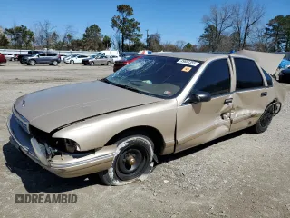 1996 Chevrolet Caprice 1SA Special Value with VIN 1G1BL52W6TR186375, listed as a Copart auction lot 49801355 with 83,050 mi miles and Clean Title. Bid and sale history available at DreamBid. Image 1.