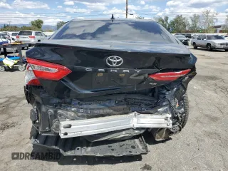 2019 Toyota Camry LE with VIN 4T1B11HK9KU840139, listed as a Copart auction lot 52015825 with 77,939 mi miles and Salvage Title. Bid and sale history available at carsss.com. Image 6.
