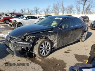 2015 Lexus IS 250 with VIN JTHCF1D26F5029249, listed as a Copart auction lot 88695535 with 128,394 mi miles and Salvage Title. Bid and sale history available at carsss.com. Image 1.