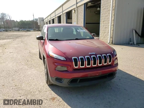 2016 Jeep Cherokee Sport with VIN 1C4PJLAB0GW216953, listed as a Copart auction lot 49031635 with 110,840 mi miles and Clean Title. Bid and sale history available at carsss.com. Image 12.