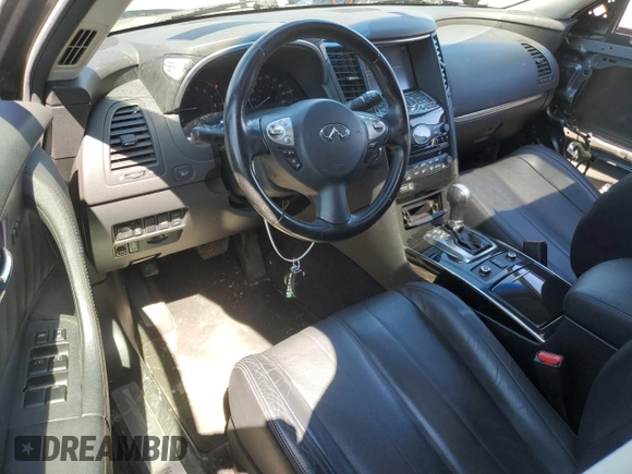 2012 Infiniti FX with VIN JN8AS1MW7CM154418, listed as a Copart auction lot 53384665 with 94,293 mi miles and Salvage title. Bid and sale history available at DreamBid. Image 8.