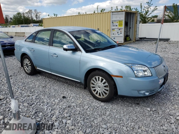 2009 Mercury Sable with VIN 1MEHM40W69G611172, listed as a Copart auction lot 55796535 with 92,137 mi miles and Salvage title. Bid and sale history available at DreamBid. Image 4.