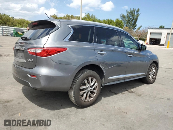 2015 Infiniti QX60 with VIN 5N1AL0MM8FC548226, listed as a Copart auction lot 52940685 with 150,592 mi miles and Salvage title. Bid and sale history available at DreamBid. Image 3.