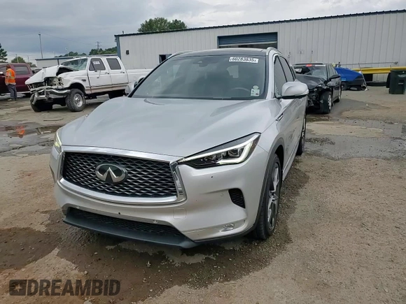 2019 Infiniti QX50 Essential with VIN 3PCAJ5M19KF119204, listed as a Copart auction lot 60283835 with 91,949 mi miles and Clean title. Bid and sale history available at DreamBid. Image 14.