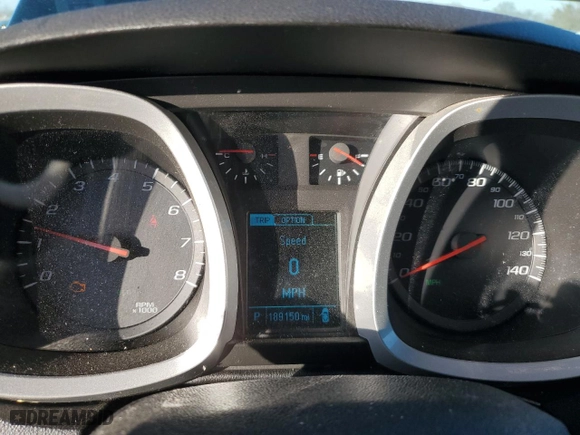 2013 Chevrolet Equinox LT with VIN 2GNALPEKXD6383982, listed as a Copart auction lot 43352865 with 189,150 mi miles and Salvage Title. Bid and sale history available at carsss.com. Image 9.