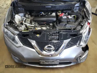 2016 Nissan Rogue S with VIN KNMAT2MT1GP593770, listed as a Copart auction lot 51337295 with 48,437 mi miles and Salvage Title. Bid and sale history available at DreamBid. Image 11.